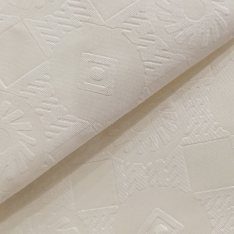 TMIE-08-2-1 keskeny szélességű szövet, nagy sűrűségű 100 GSM testreszabott szín, 3D dombornyomott poliészter poplin szövettel
