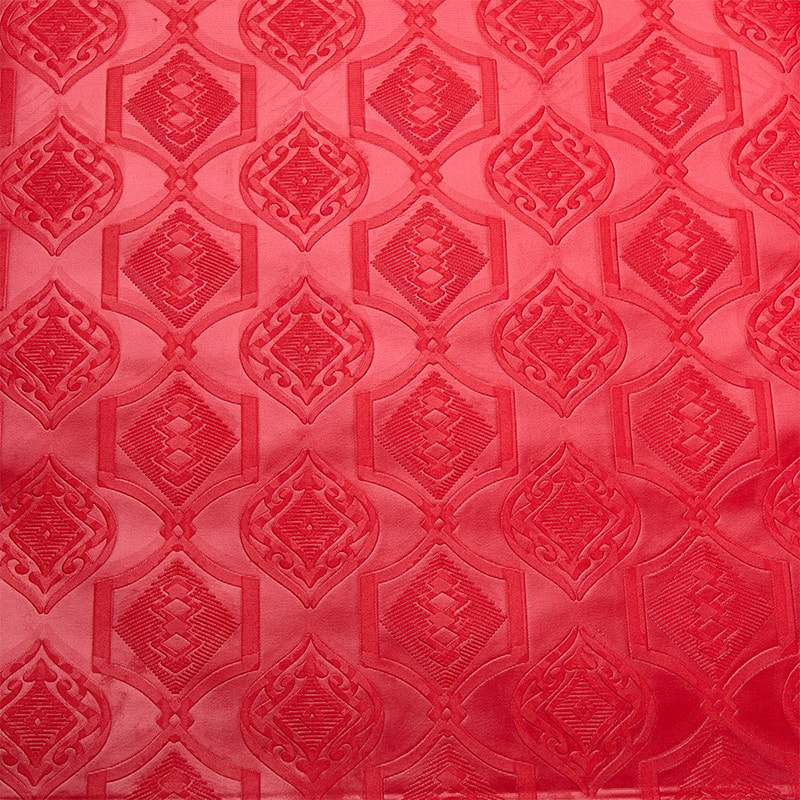 TMIE-06-4 Festett Színek Dombornyomott Bazin Fabric