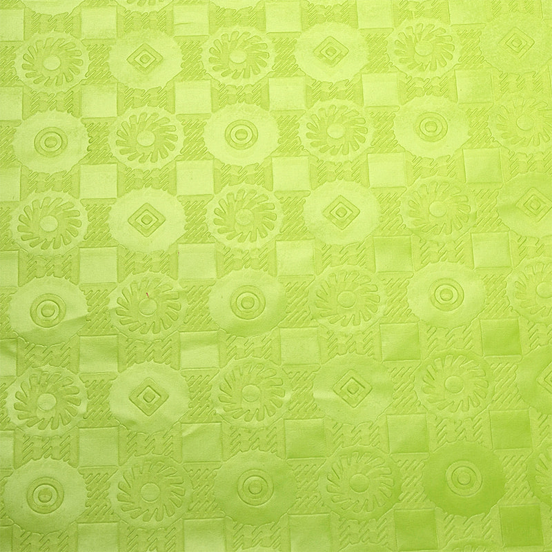TMIE-06-4 Festett Színek Dombornyomott Bazin Fabric