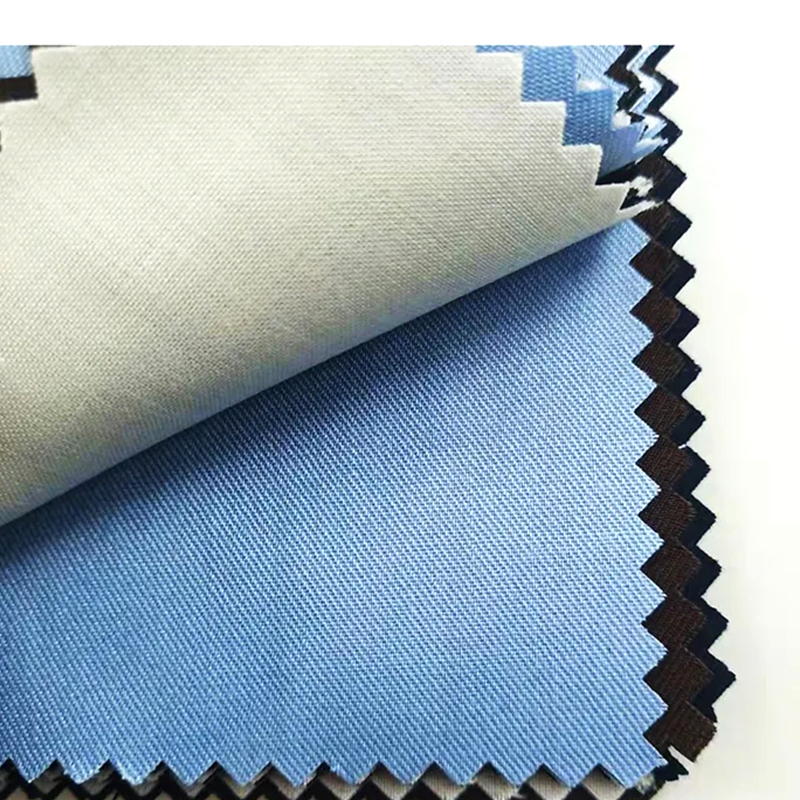 TMIE-08-4-2 Közepes súlyú 115GSM festett színek poliészter poplin twill szövet