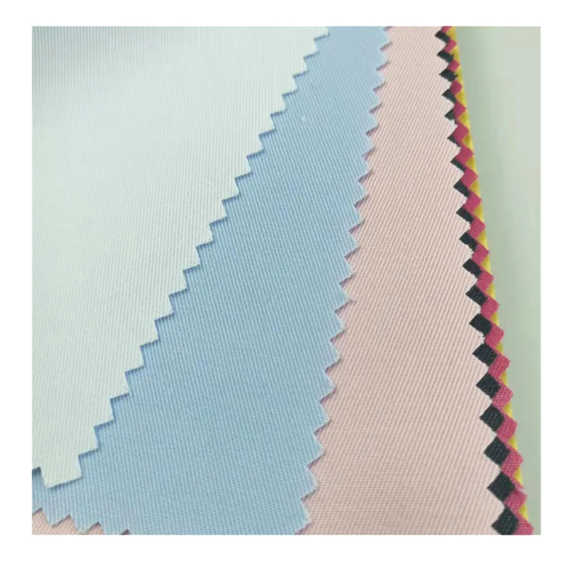 TMIE-08-4-2 Közepes súlyú 115GSM festett színek poliészter poplin twill szövet